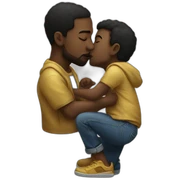 n1gga kissing n1gga sticker