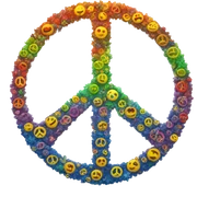 peace sign sticker