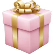 Light pink Christmas gifts under a white Christmas tree  sticker