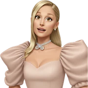 blonde girl in elegant dress sticker