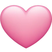 Pink heart sticker