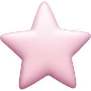 pale pink shooting star sticker