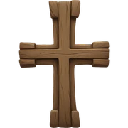 Cross sticker