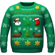 christmas sweater sticker