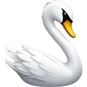 Swan cup sticker