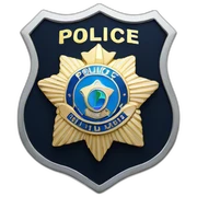 police badge sticker