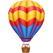 Balão de ar quente  sticker