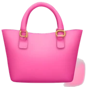 Pink bag sticker