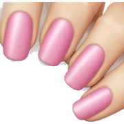 Pink nails sticker