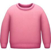 Pink sweater sticker