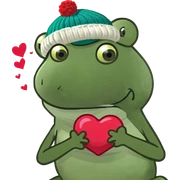 hugging face heart sticker