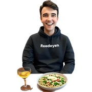 smiling boy at restaurant table sticker