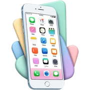 pastel iphone sticker