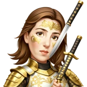 Golden Samurai sticker