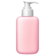 Light pink lotion bottle sticker