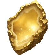 Gold geode  sticker
