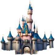 Disneyland castle sticker