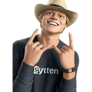 happy boy outdoors with hat sticker