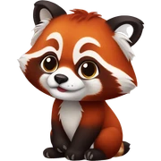 Red panda  sticker