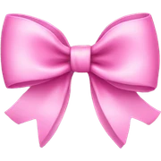 Pink bow sticker