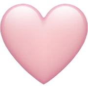 Light pink Heart  sticker