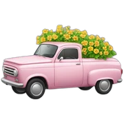 Flower car sticker