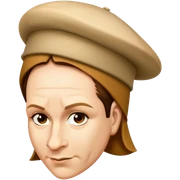 Backwards hat sticker