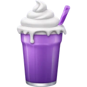 purple milkshake  sticker