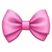 Cute bow sticker