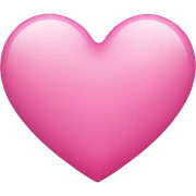 Pink heart sticker