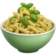 Pesto pasta in a bowl  sticker