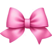 Perfect pink bow sticker