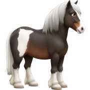 Shire horse sticker