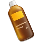 tanning oil sticker