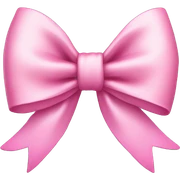 Pink aesthetic bow sticker