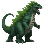 Godzilla loki sticker
