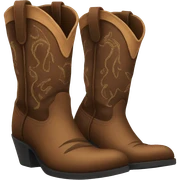 Cowboy boots sticker