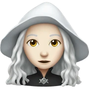 White witch sticker