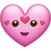 Cute hearts sticker