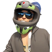 cool boy in sunglasses sticker