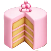 pale pink cake christmas  sticker