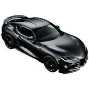 Black supra with black air sticker