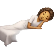 Books girl sleep sticker