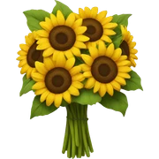 Sunflower bouquet  sticker