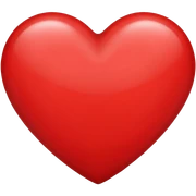 red heart sticker