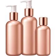 Rose gold skincare bottles sticker