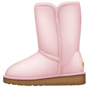 light pink uggs sticker