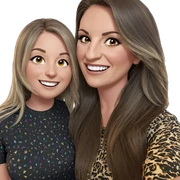 friends with big smiles sticker