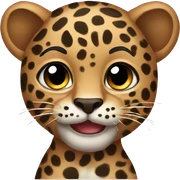 Leopard bow sticker