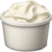 cream cheese in a tub sticker
